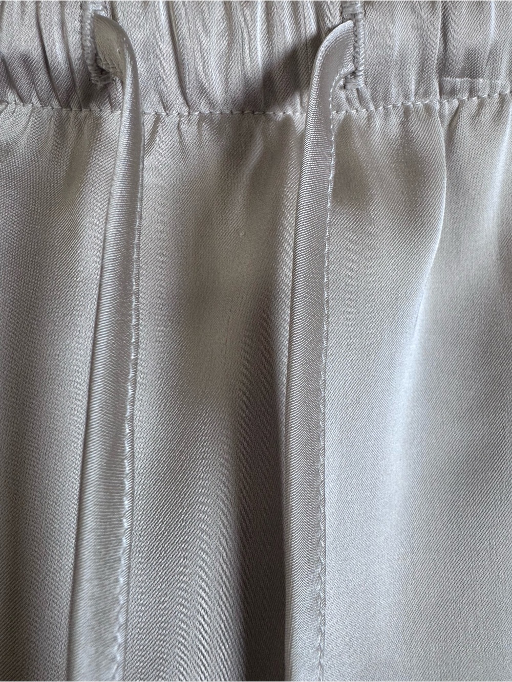 Song of Style Aimee Song Champagne Satin Maxi Skirt XL Drawstring - Picture 4 of 5